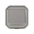 LEGRAND - Plexo interrupteur ou va-et-vient temoin  - Gris -  saillie - vignette