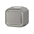 LEGRAND - Plexo interrupteur ou va-et-vient temoin  - Gris -  saillie - vignette