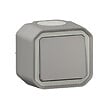 LEGRAND - Plexo poussoir - Gris-saillie - vignette