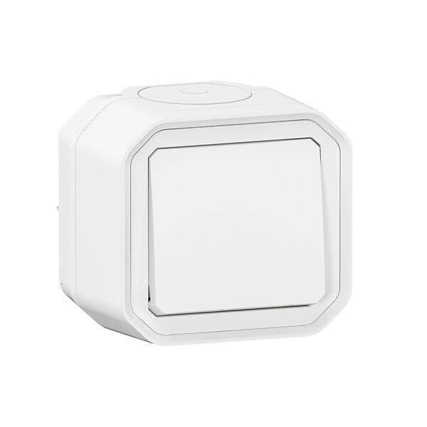 LEGRAND - Interrupteur étanche - PVC - Plexo - Blanc - IP55 - large