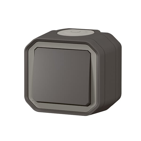 LEGRAND - Interrupteur va-et-vient - Plexo - Anthracite - IP55 - large
