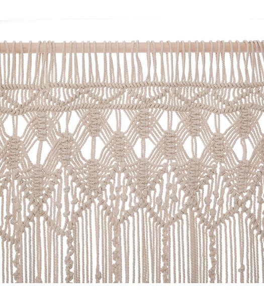 ATMOSPHERA - Rideau fil macramé été indien 90 x 200 cm - large