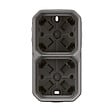 LEGRAND - Plexo boitier 2 postes - Gris - vignette
