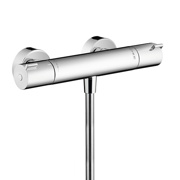 HANSGROHE - Mitigeur thermostatique douche MyFox - Chrome - large