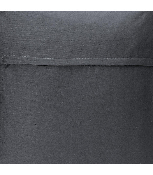 ATMOSPHERA - Coussin déhoussable en Coton Gris foncé 38 x 38 cm - large