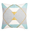 ATMOSPHERA - Housse de Coussin géométrique Or  40 x 40 cm - vignette