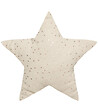ATMOSPHERA - Coussin décoratif Étoile Berlingot Beige 40 x 40 cm - vignette