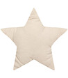ATMOSPHERA - Coussin décoratif Étoile Berlingot Beige 40 x 40 cm - vignette