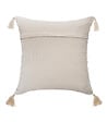 ATMOSPHERA - Coussin déhoussable Brillant avec Pompons 59 x 59 cm - vignette