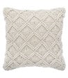 ATMOSPHERA - Coussin déhoussable Macramé 40 x 40 cm - vignette
