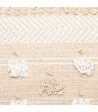 ATMOSPHERA - Coussin déhoussable Jacquard sable 30 x 50 cm - vignette