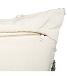ATMOSPHERA - Coussin déhoussable Ivoire & Gris ardoise 45 x 45 cm - vignette