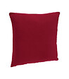ATMOSPHERA - Coussin déhoussable en Coton Rouge 38 x 38 cm - vignette