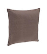 ATMOSPHERA - Coussin déhoussable en Coton Taupe 38 x 38 cm - vignette