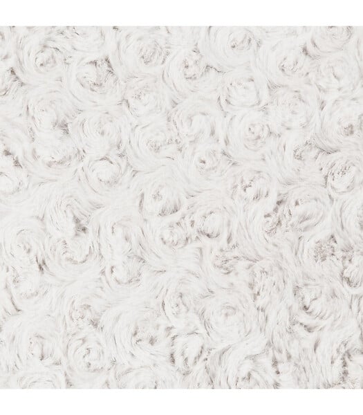 ATMOSPHERA - Coussin déhoussable en Fourrure Bouclée Écru 45 x 45 cm - large