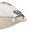 ATMOSPHERA - Housse de Coussin Jacquard imprimé Palmier 40 x 40 cm - vignette