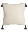 ATMOSPHERA - Housse de Coussin Aztèque pampille et Pompons 40 x 40 cm - vignette