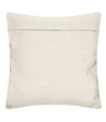 ATMOSPHERA - Coussin déhoussable Ocre & Blanc 45 x 45 cm - vignette
