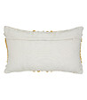 ATMOSPHERA - Coussin déhoussable Ocre & Blanc 30 x 50 cm - vignette