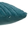 ATMOSPHERA - Coussin déhoussable Bleu Canard en Fourrure motif en relief  45 x 45 cm - vignette