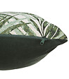 ATMOSPHERA - Housse de Coussin Jacquard Vert cèdre & Tropical 40 x 40 cm - vignette