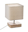 ATMOSPHERA - Lampe à poser en Bois de Pin H 21 cm - vignette