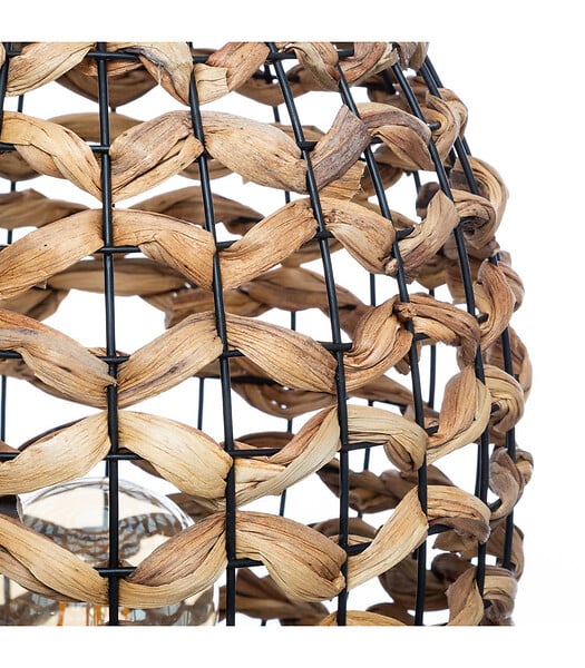 ATMOSPHERA - Lampe à poser en Jacinthe naturel H 40 cm - large