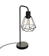ATMOSPHERA - Lampe à poser en Métal filaire Noir H 46 cm - vignette
