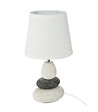 ATMOSPHERA - Lampe à poser en céramique trois galets H 33 cm - vignette