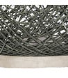 ATMOSPHERA - Lampe à poser Boule Grise sur socle ciment D 18 cm - vignette