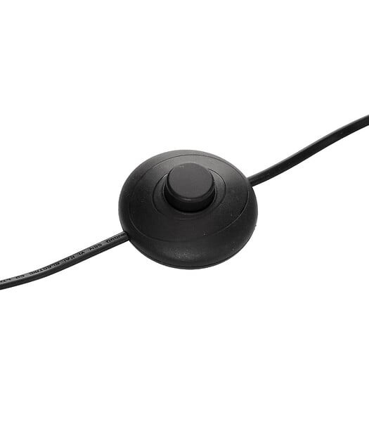 ATMOSPHERA - Lampadaire en Métal Noir et Doré H 151 cm - large