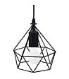 ATMOSPHERA - Luminaire Suspension en métal filaire Noir D 19 cm - vignette
