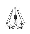 ATMOSPHERA - Luminaire Suspension en Métal filaire Noir D 25 cm - vignette
