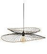 ATMOSPHERA - Luminaire Grande Suspension en Métal Noir D 69,5 cm - vignette