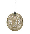 ATMOSPHERA - Luminaire Suspension Boule en Rotin D 33 cm - vignette