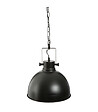 ATMOSPHERA - Luminaire Suspension Dôme en Métal Noir D 30 cm - vignette