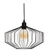 ATMOSPHERA - Luminaire Suspension en Métal filaire Noir D 30.5 cm - vignette