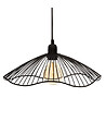 ATMOSPHERA - Luminaire Suspension en Métal filaire Noir D 34 cm - vignette
