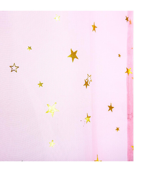ATMOSPHERA - Rideau Voilage motifs Étoiles Or 140 x 250 cm déco enfant - large