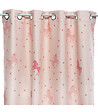 ATMOSPHERA - Rideau occultant Rose avec Licornes phosphorescentes 140 x 250 cm - vignette