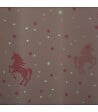 ATMOSPHERA - Rideau occultant Rose avec Licornes phosphorescentes 140 x 250 cm - vignette