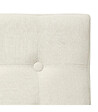 ATMOSPHERA - 2 en 1 Pouf pliant et coffre de rangement Beige aspect Lin 38 x 38 cm - vignette