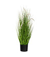 ATMOSPHERA - Bouquet artificiel d'herbes et Queues de chat en pot H 100 cm - vignette