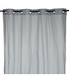 ATMOSPHERA - Rideau Voilage Berlingot Bleu gris 140 x 250 cm - vignette
