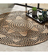 ATMOSPHERA - Tapis rond en jute déco living D 120 cm - vignette