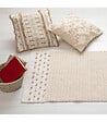 ATMOSPHERA - Tapis décoratif en Coton motif sable et cuivre 60 x 90 cm - vignette