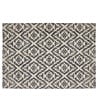 ATMOSPHERA - Tapis décoratif en Coton imprimé Gris Foncé 60 x 90 cm - vignette