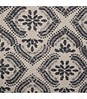 ATMOSPHERA - Tapis décoratif en Coton imprimé Gris Foncé 60 x 90 cm - vignette