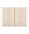 ATMOSPHERA - Tapis décoratif en Coton motif sable et cuivre 60 x 90 cm - vignette
