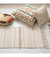 ATMOSPHERA - Tapis décoratif en Coton motif sable et cuivre 60 x 90 cm - vignette